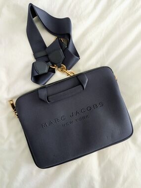 Marc by Marc Jacobs Neoprene 13" Laptop Bag - Navy